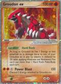 Groudon ex aus dem Set EX Crystal Guardians