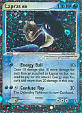 Lapras ex aus dem Set EX Rubin und Saphir