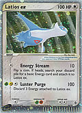 Latios ex aus dem Set EX Drache