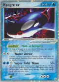 Kyogre ex aus dem Set EX Hidden Legends