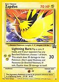 Zapdos aus dem Set Blackstar Promo