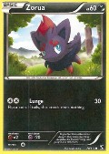 Zorua aus dem Set Schwarz und Wei