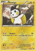 Emolga aus dem Set Schwarz und Wei - Kommende Schicksale