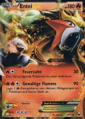 Entei EX aus dem Set Schwarz und Wei - Erforscher der Finsternis