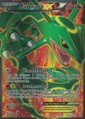 Rayquaza EX aus dem Set Schwarz und Wei - Hoheit der Drachen