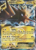 Zapdos EX aus dem Set Schwarz und Wei - Plasma Sturm