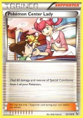 Pokmon-Center-Dame aus dem Set XY Flammenmeer