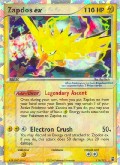 Zapdos ex aus dem Set EX Feuerrot und Blattgrn