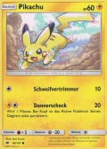 Pikachu aus dem Set Nacht in Flammen