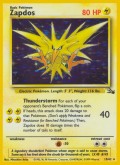 Zapdos aus dem Set Fossil