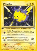 Pikachu aus dem Set Neo Genesis